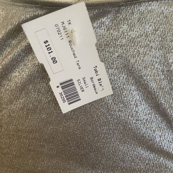 Bordeaux silver top new with tags - Picture 5 of 5
